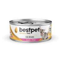 BestPet Gurme Jöle İçinde Tavuklu Tahılsız Yavru Kedi Konservesi 85gr