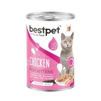 BestPet Tavuklu ve Sütlü Yavru Kedi Konservesi 400gr