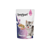 BestPet Pouch Tavuklu Yavru Kedi Konservesi 85gr