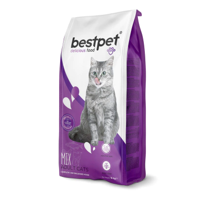 BestPet Mix Karışık Etli Yetişkin Kedi Maması 15kg