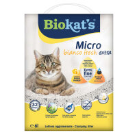 Biokat's Bahar Kokulu Micro Bianco Fresh Extra Topaklanan Aktif Karbonlu Bentonit Kedi Kumu 6lt