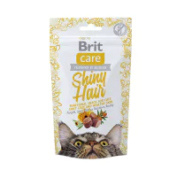 Brit Care Shiny Hair Parlak ve Sağlıklı Tüyler için Tahılsız Kedi Ödül Maması 50gr