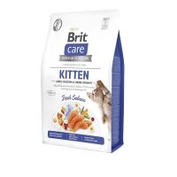 Brit Care Gentle Digestion & Strong Immunity Somonlu Tahılsız Yavru Kedi Maması 2kg