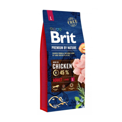 Brit Premium Nature Tavuklu Büyük Irk Yetişkin Köpek Maması 15kg