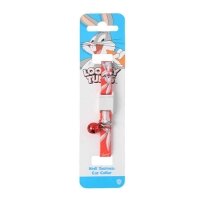 Bugs Bunny® Figürlü ve Yazılı Kedi Boyun Tasması 20-30cm (Kırmızı)