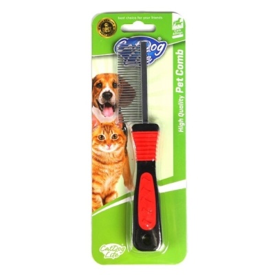CatDog Life Seyrek Dişli Kıtık Açıcı Köpek Tarağı 20cm