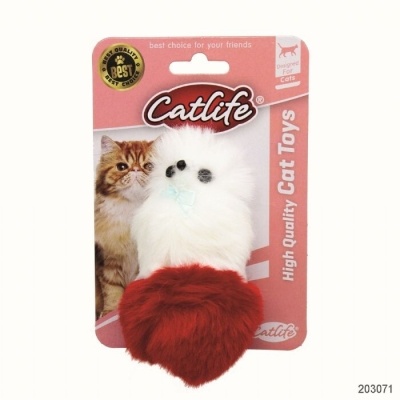 Catlife Sevimli Tüylü Kedi Oyuncağı 10cm