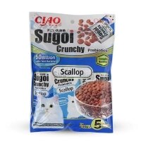 CIAO Sugoi Crunchy Deniz Taraklı Bağışıklık Sistemi Destekleyici Prebiyotik Kedi Maması 22gr (5'li)