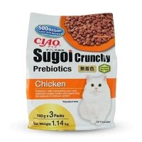 CIAO Sugoi Crunchy Tavuklu Bağışıklık Sistemi Destekleyici Prebiyotik Kedi Maması 1,14kg
