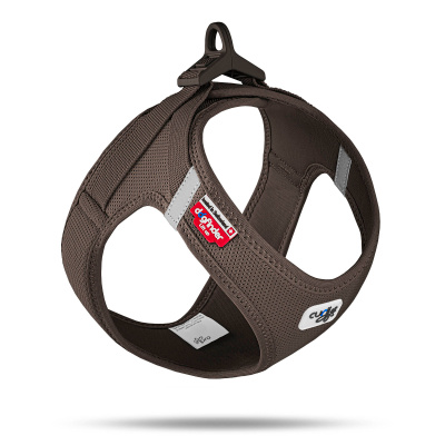 Curli Vest Harness Köpek Göğüs Tasması 30,2x33,8cm (Kahverengi) [XXS]