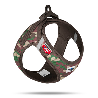 Curli Vest Harness Köpek Göğüs Tasması 38,3x43,3cm (Kamuflaj) [S]