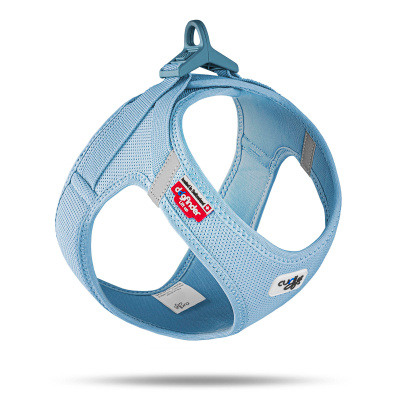 Curli Vest Harness Curli Clasp Göğüs Tasması 55,5x62,7cm (Gök Mavisi) [XL]