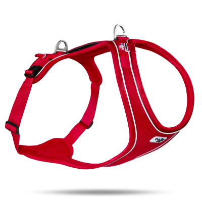 Curli Belka Comfort Harness Köpek Göğüs Tasması 70x76cm (Kırmızı) [L]