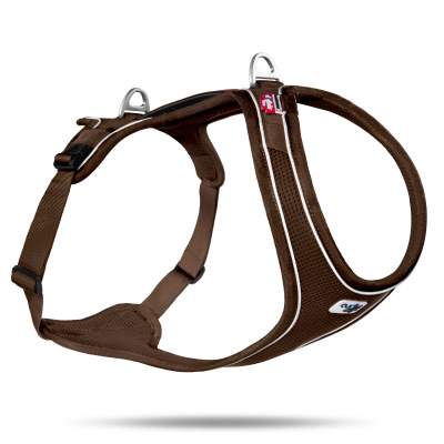 Curli Belka Comfort Harness Köpek Göğüs Tasması 62x66cm (Kahverengi) [S]