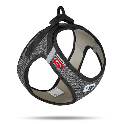 Curli Vest Harness Merino Köpek Tasması 30x35cm (Siyah) [2XS]