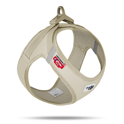 Curli Vest Harness Cord Köpek Tasması 38,3x43,3cm (Beyaz) [S]