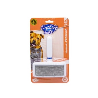 CatDog Life İnce Telli Kedi ve Köpek Fırçası 12x14cm [M]