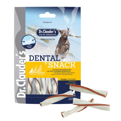 Dr.Clauder's Dental Snack Sığır Derili ve Tavuklu Küçük Irk Köpek Ödül Maması 80gr