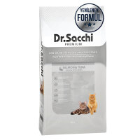 Dr.Sacchi Premium Somonlu ve Ton Balıklı Düşük Tahıllı Kısırlaştırılmış Kedi Maması 10kg