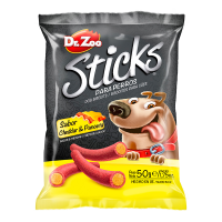 Dr. Zoo Mini Sticks Cheddarlı ve Pastırmalı Köpek Ödül Maması 50gr