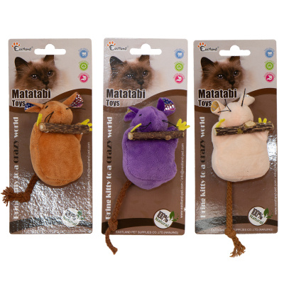 Eastland Matatabili Peluş Fare Kedi Oyuncağı 9,5cm (Karışık Renkli)