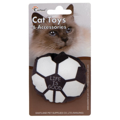 Eastland Sesli Peluş Top Kedi Oyuncağı 7cm