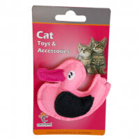 Eastland Kedi Otlu Peluş Ördek Kedi Oyuncağı 8,5cm (Pembe)