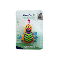 EuroCat Catnipli Hışırtılı Tırtıl Kedi Oyuncağı 9,5cm (Turuncu)