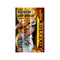 EuroCat Hindi Etli Kedi Ödül Çubuğu 20gr (4'lü)