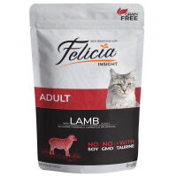 Felicia Jöle İçinde Kuzu Etli Taurinli Tahılsız Yetişkin Kedi Konservesi 85gr