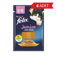 Felix Pouch Tavuklu Yavru Kedi Konservesi 85gr (6 Adet)