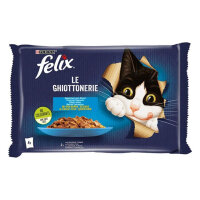 Felix Jöle İçinde Somonlu ve Ton Balıklı Yetişkin Kedi Konservesi 85gr (4'lü)