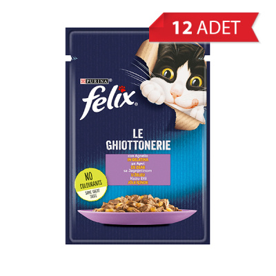 Felix Kuzu Etli Yetişkin Kedi Konservesi 85gr (12 Adet)