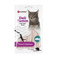 Flamingo Deli Yumm Ton Balıklı ve Somonlu Krema Kedi Ödül Maması 14gr (5'li)