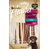 Flamingo Hapki Sushi Strips Ördekli ve Balıklı Köpek Ödül Maması 85gr