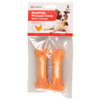 Flamingo Tavuk Kaplı Kemik Köpek Ödül Maması 120gr 10cm (2'li) [S]