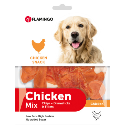 Flamingo Tavuklu Karışık Köpek Ödül Maması 170gr