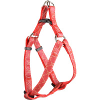 Flamingo Odin Üçgen Köpek Göğüs Tasması 30-40cm/10mm (Kırmızı)