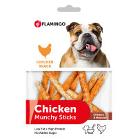 Flamingo Et Sargılı Yüksek Proteinli Şekersiz Köpek Ödül Çubuğu 80gr