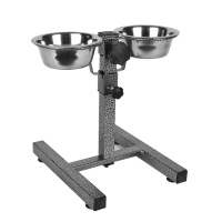 Flip Köpekler İçin Ayaklı Çelik Mama ve Su Kabı 470ml