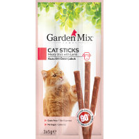 Garden Mix Kuzu Etli Tahılsız Kedi Ödül Çubuğu 15gr (3'lü)