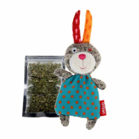 GiGwi Catnip Hazneli Tavşan Kedi Oyuncağı 15,5cm