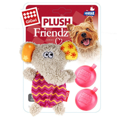 GiGwi Sesli Peluş Fil Köpek Oyuncağı 12cm
