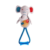 GiGwi Plush Friendz Sesli Fil Köpek Diş Kaşıma Oyuncağı 17cm