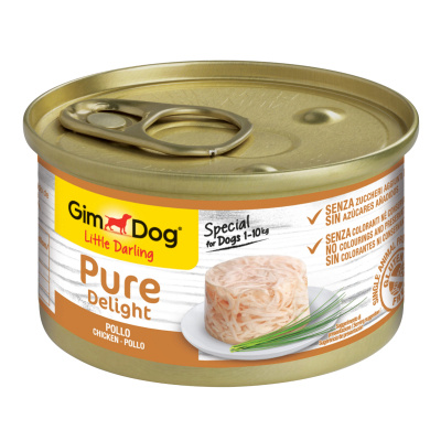 GimDog Pure Delight Jöle İçinde Tavuklu Yetişkin Köpek Konservesi 150gr