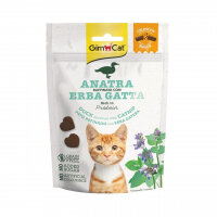 GimCat Ördekli ve Catnipli Tahılsız  Şekersiz Çıtır Kedi Ödül Maması 60gr