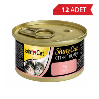 GimCat Shinycat Tavuklu Yavru Kedi Konservesi 70gr (12 Adet)