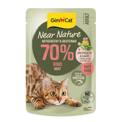 GimCat Near Nature Ezme Sığır Etli Yetişkin Kedi Konservesi 85gr