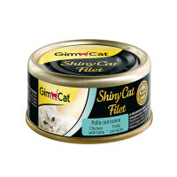 GimCat Shinycat Kıyılmış Tavuklu ve Ton Balıklı Kedi Konservesi 70gr