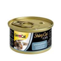 GimCat Shinycat Ton Balıklı ve Karidesli Kedi Konservesi 70gr